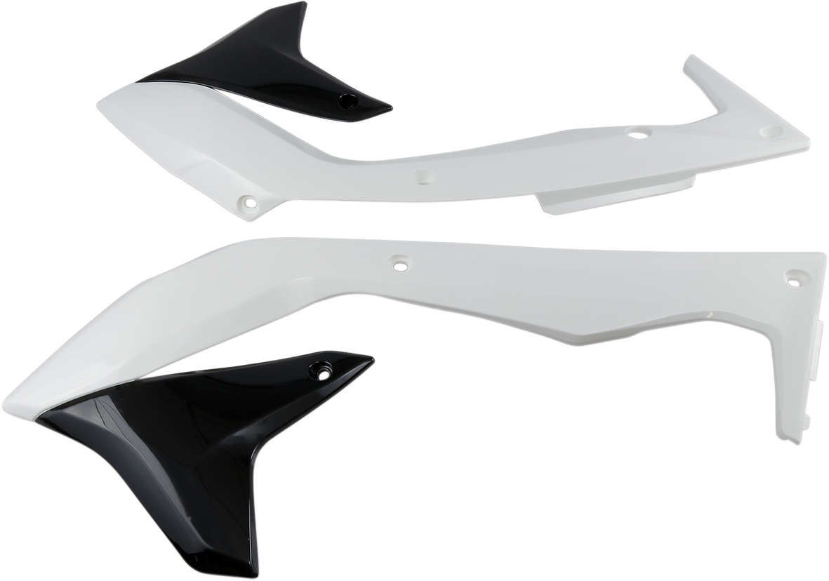 ACERBIS Radiator Shrouds - White/Black 2449691035