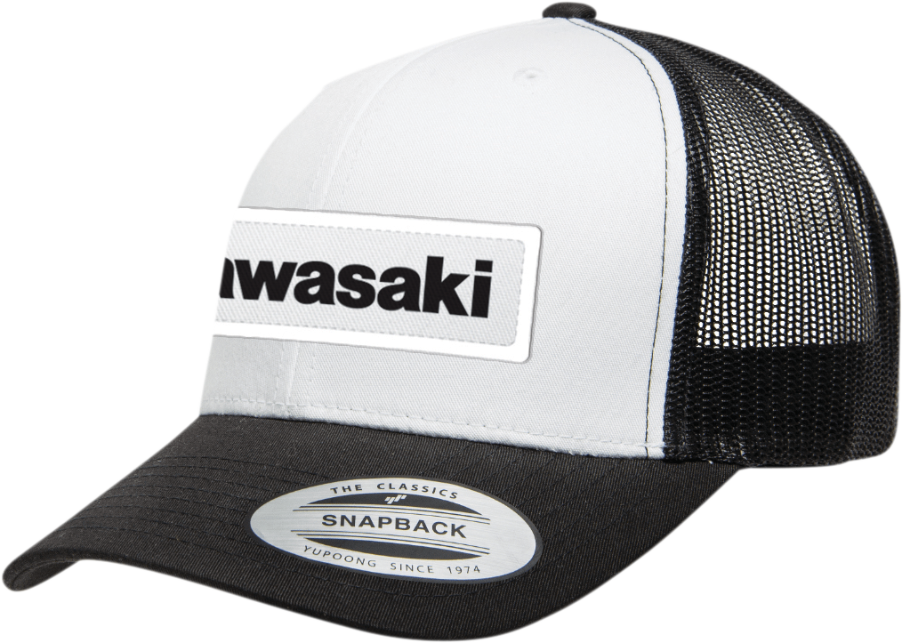 FACTORY EFFEX Kawasaki Throwback Gorra - Negro/Blanco 25-86104