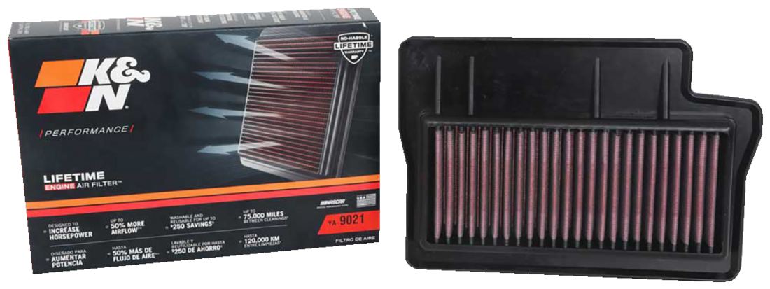 K & N Air Filter MT-09 / SP /Tracer 900 GT 2021 YA-9021