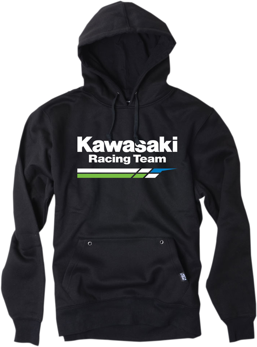 FACTORY EFFEX Kawasaki Racing Sudadera con capucha - Negro - 2XL NO GRANDE K LOGO 18-88128