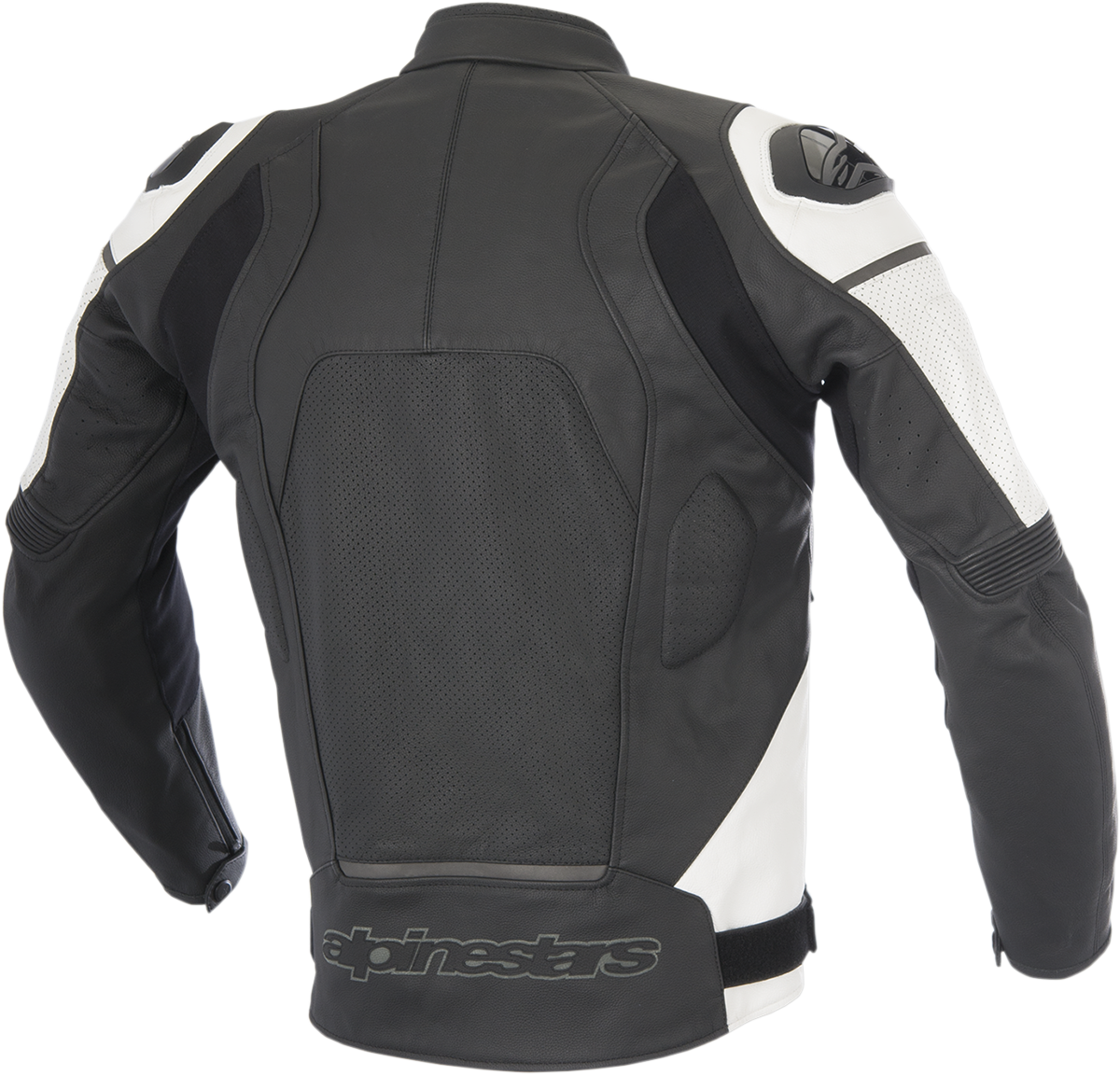 Chaqueta de cuero ALPINESTARS Core Airflow - Negro/Blanco - US 42 / EU 52 3101416-12-52