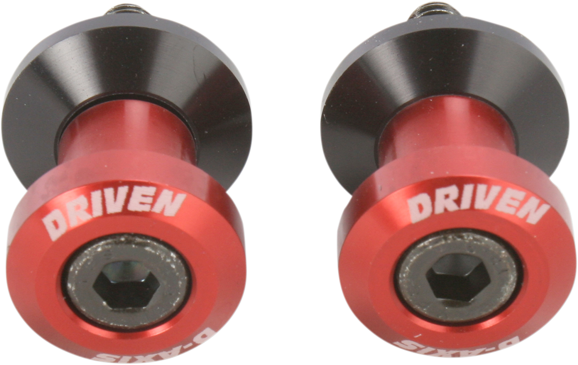Carretes de eje D DRIVEN RACING - Rojo - 10 mm DXS-10.1 RD