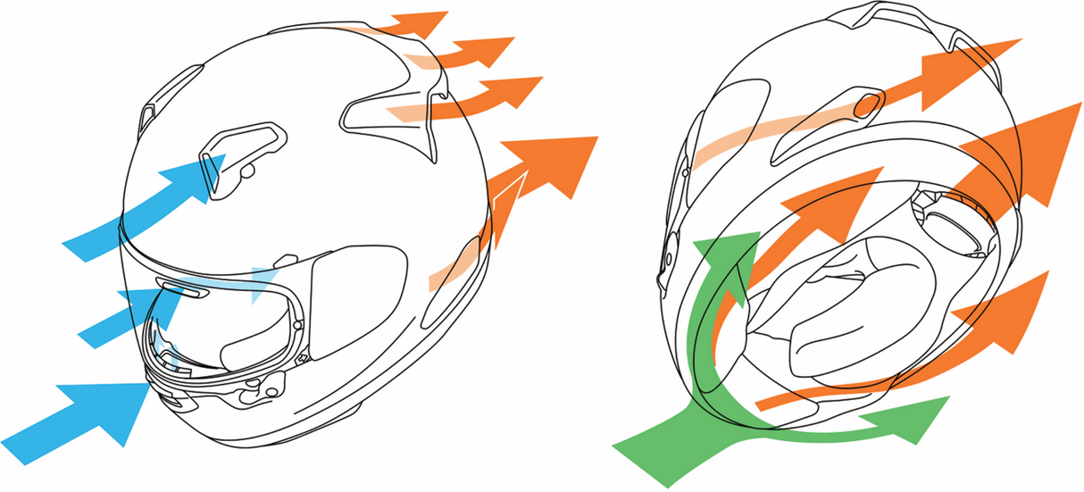 Casco ARAI Quantum-X - Aluminio Plata - Mediano 0101-15714