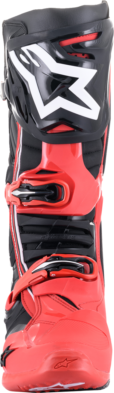 Botas ALPINESTARS Tech 10 Acumen - Negro/Rojo - US 8 2010020-312-8