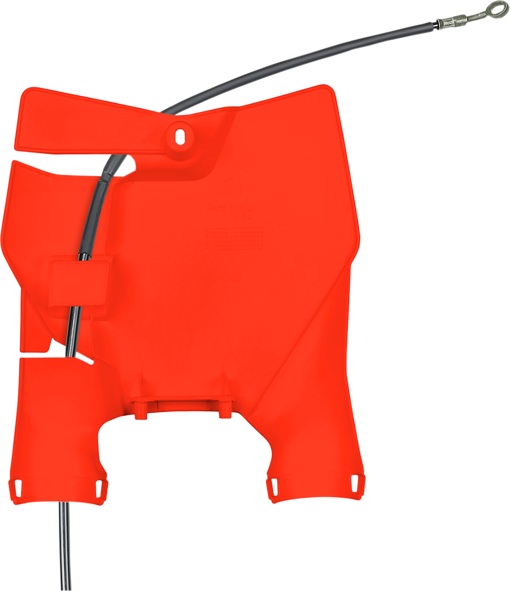 Placa con número de estadio UFO - Naranja fluorescente KT04099-FFLU