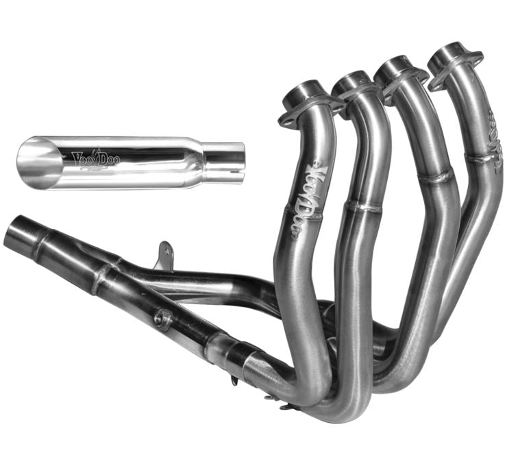 Voodoo Shorty Full Exhaust system Polished Hayabusa 22-23 G3