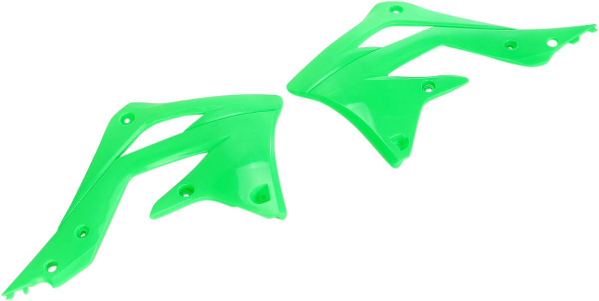 ACERBIS Radiator Shrouds - Fluorescent Green ACTUALLY FLO-GREEN 2386450235