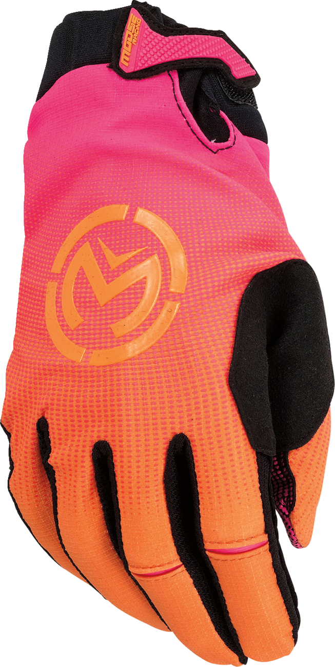 Guantes MOOSE RACING SX1™ - Rosa/Naranja - Pequeños 3330-7327