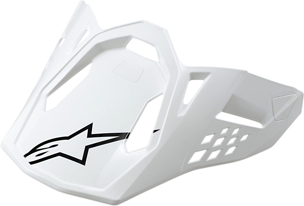 Visera ALPINESTARS Supertech M8/M10 - Blanco brillante 89810192180OS