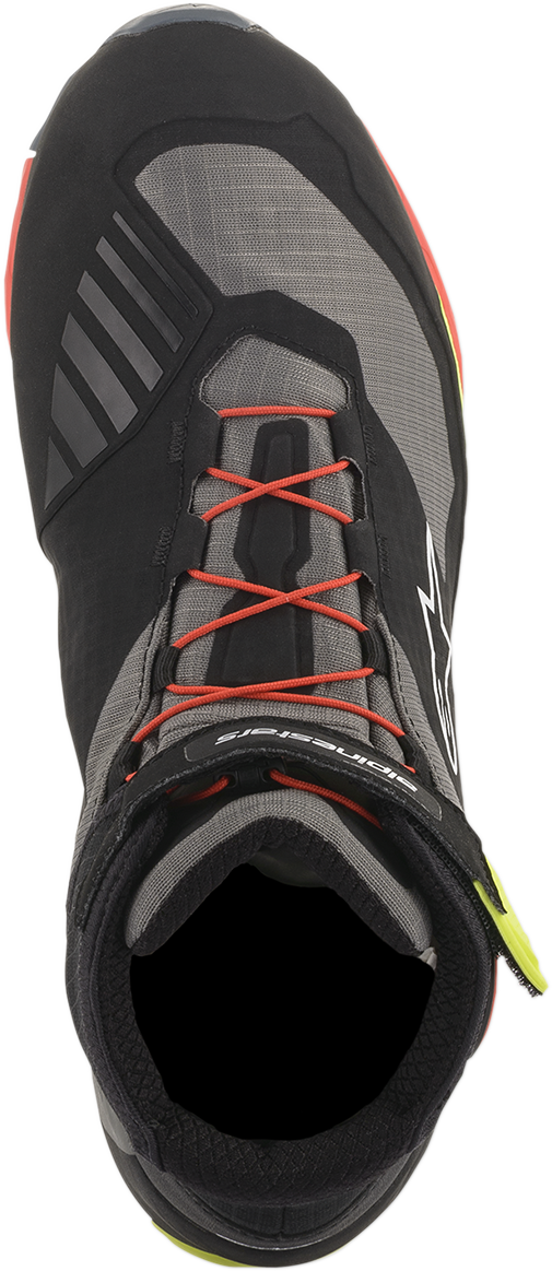 Zapatos ALPINESTARS CR-X Drystar - Negro/Rojo/Amarillo Fluorescente - US 13 2611820153813