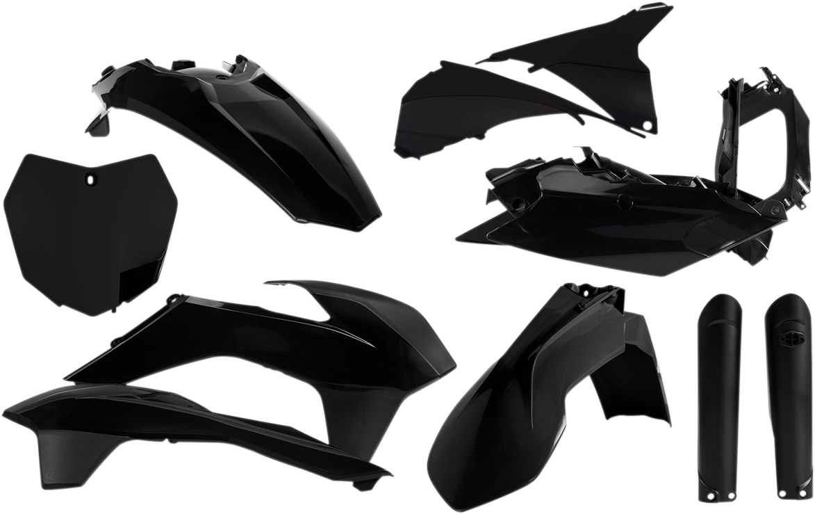 Kit de carrocería de repuesto completo ACERBIS - Negro 2403090001