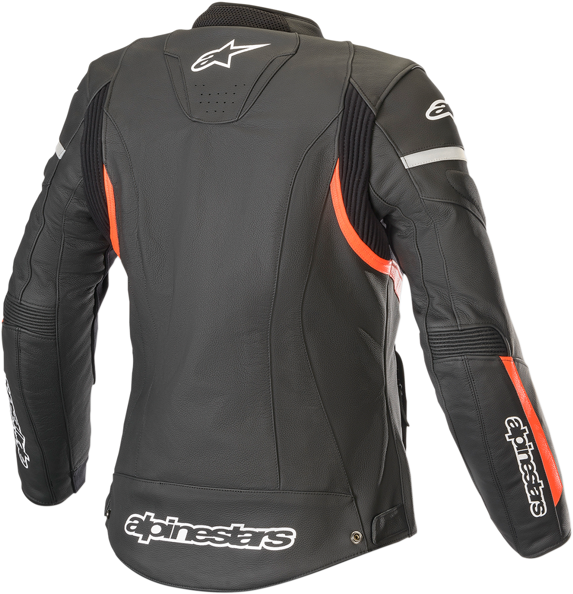 ALPINESTARS Stella Kira Leather Jacket - Black/Red - US 8 / EU 44 3112019-1030-44