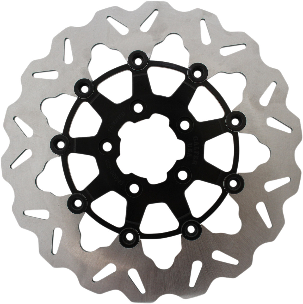 Rotor de freno GALFER Wave® - Delantero - Portador negro DF835CW-B