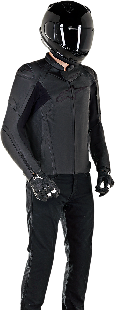 Chaqueta de cuero ALPINESTARS Faster v2 - Negro - US 42 / EU 52 3103521-1100-52