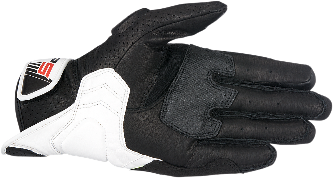 Guantes ALPINESTARS SP-5 - Negro/Blanco/Rojo - Grande 3558517-123-L