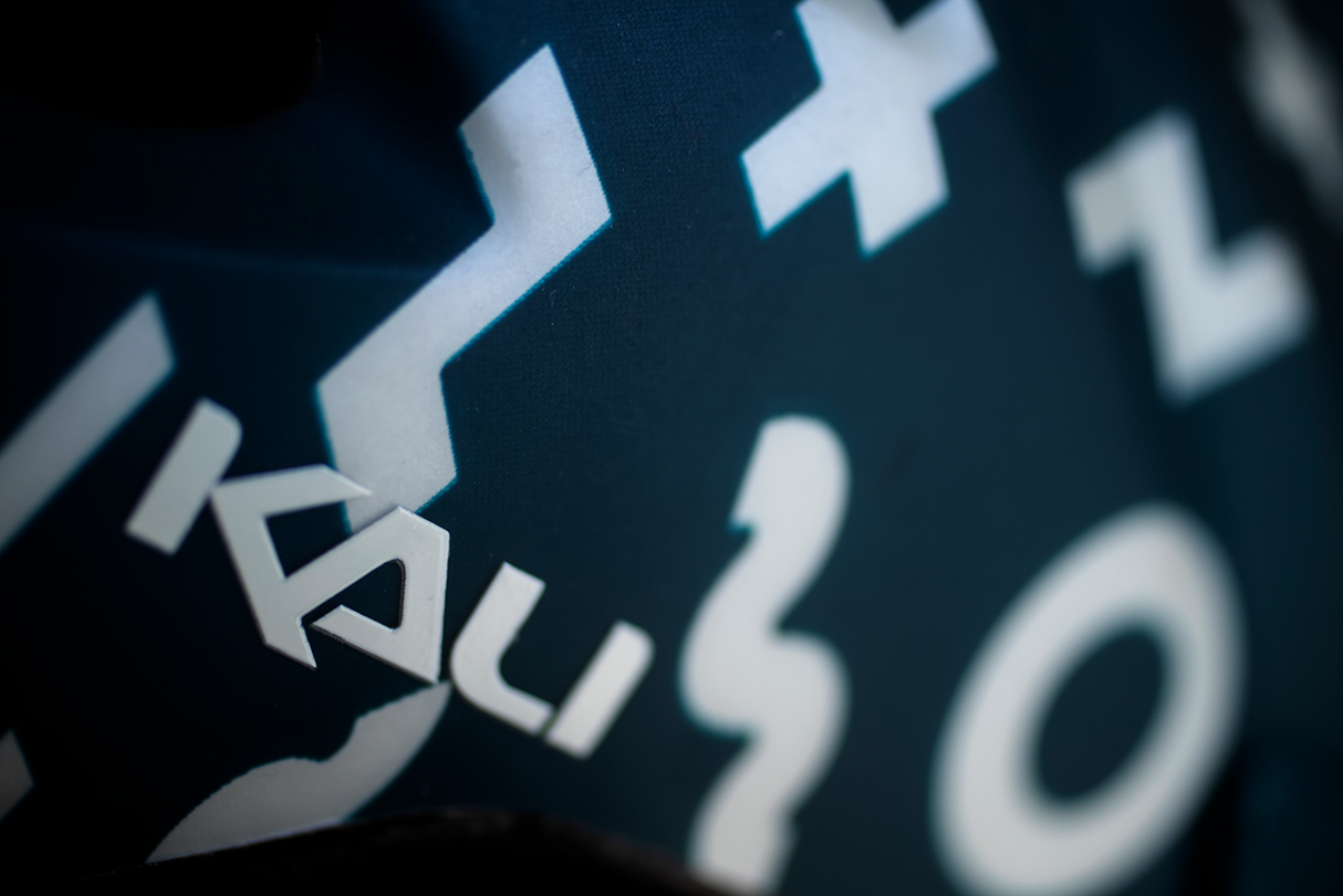 Casco KALI Youth Chakra Plus - Zwiggles - Verde azulado mate/Blanco 221421222