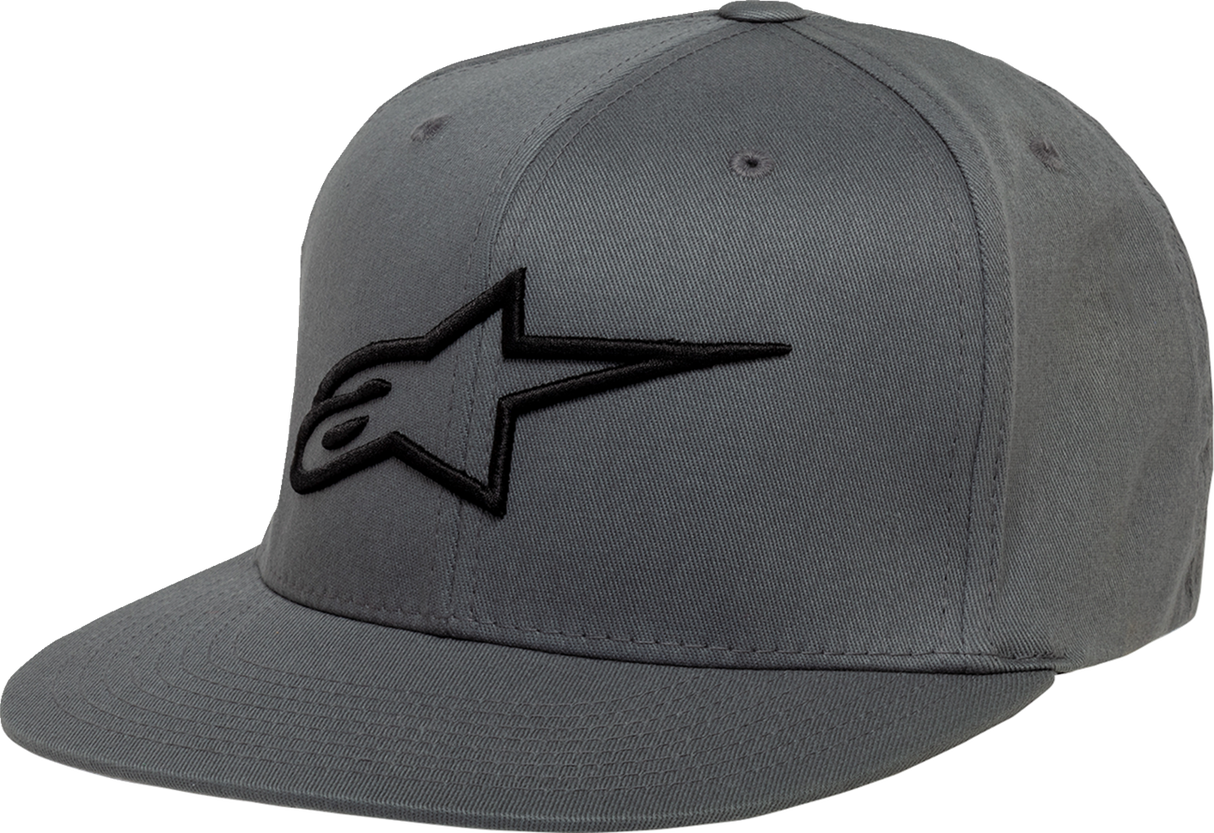 Gorro ALPINESTARS Ageless Flat Bill - Carbón/Negro - Pequeño/Mediano 1035810151810SM