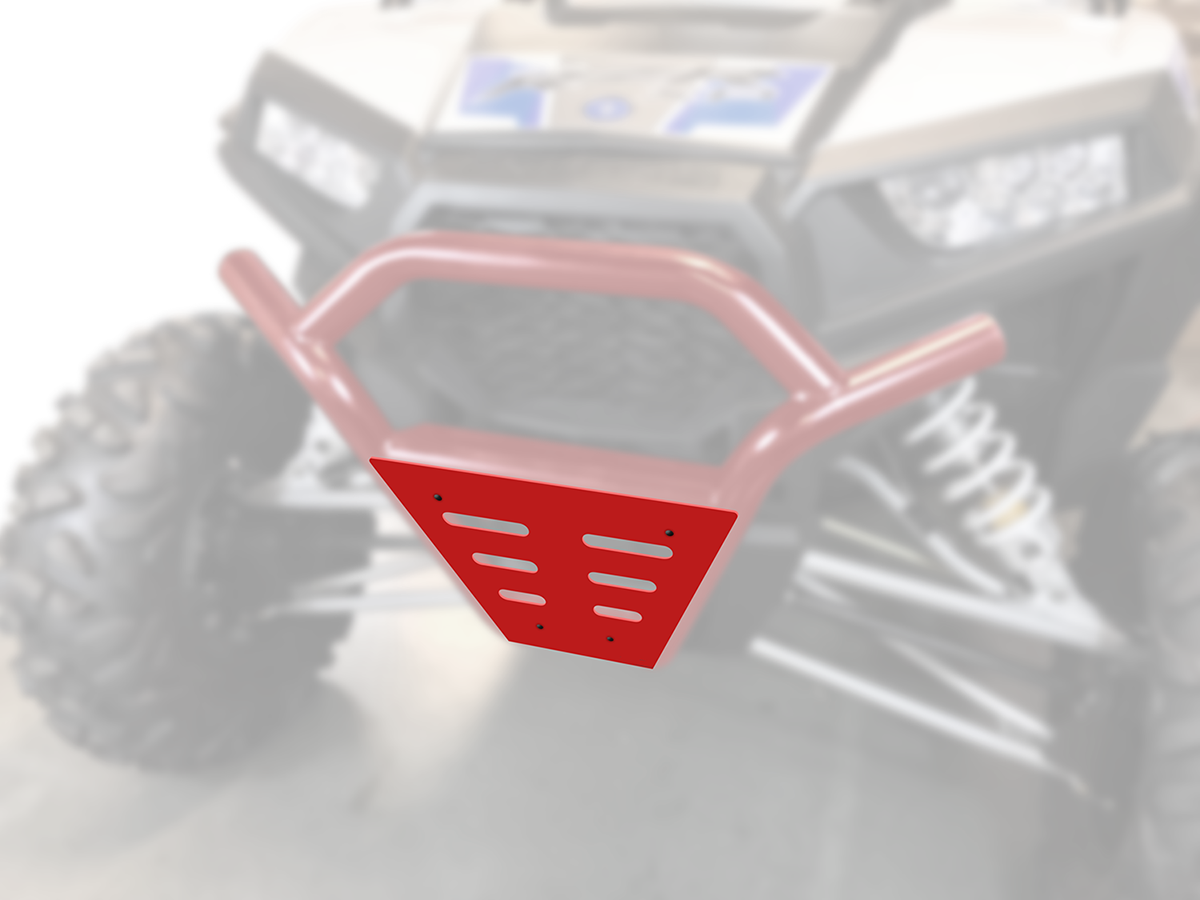 Protector de parachoques delantero MOOSE RACING - Rojo - RZR 1013-RE