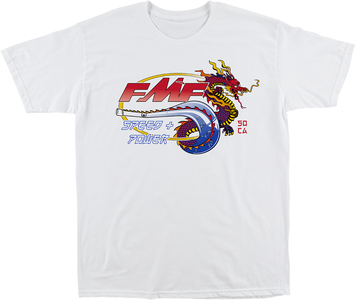 FMF Fire Starter T-Shirt - White - Medium FA21118901WHMD 3030-21258