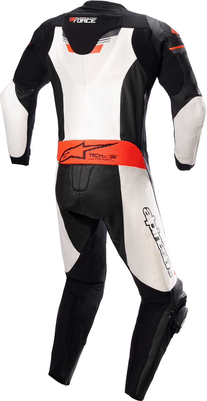 Traje ALPINESTARS GP Force Chaser de 1 pieza - Negro/Blanco/Rojo - US 48 / EU 58 3150321-1231-58