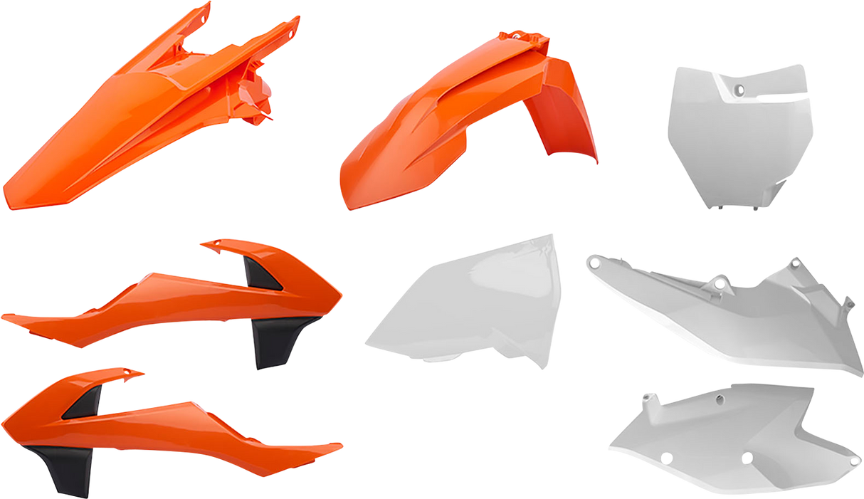 Kit de carrocería POLISPORT - '18 OEM naranja/blanco - SX/SX-F - XC-F 90750