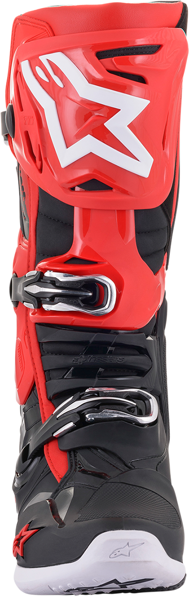 Botas ALPINESTARS Tech 10 - Negro/Rojo - US 11 2010020-31-11