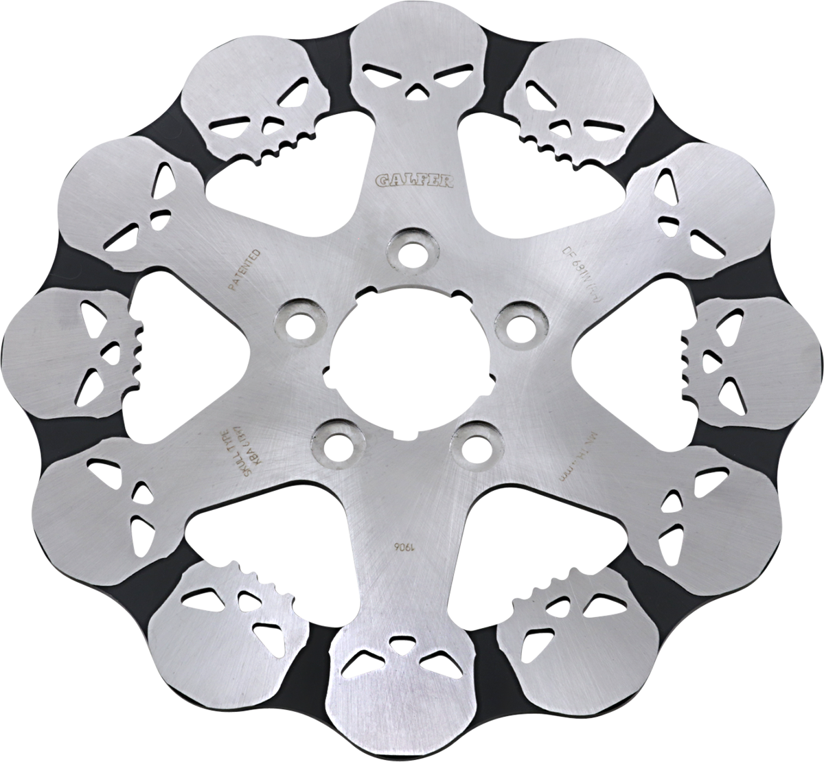 GALFER Skull Rear Rotor - Solid Mount DF681RH