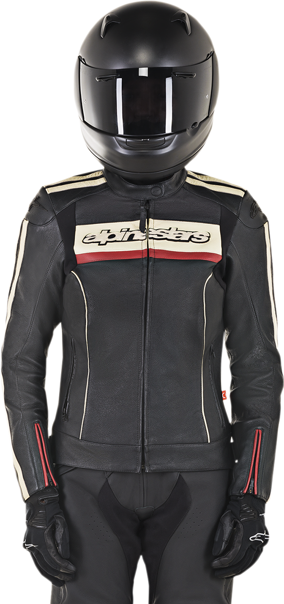 Chaqueta ALPINESTARS Stella Dyno v2 - Negro/Rojo - US 6 / EU 42 3112518-1830-42