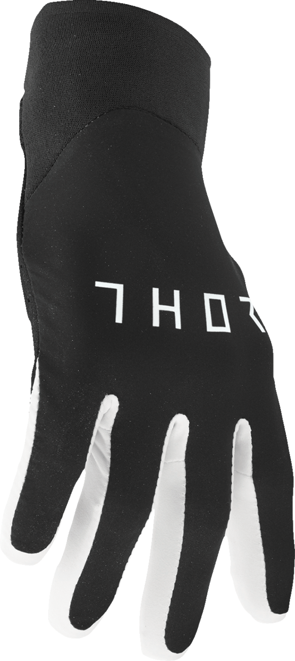 Guantes THOR Agile - Sólidos - Negro/Blanco - Pequeños 3330-7670