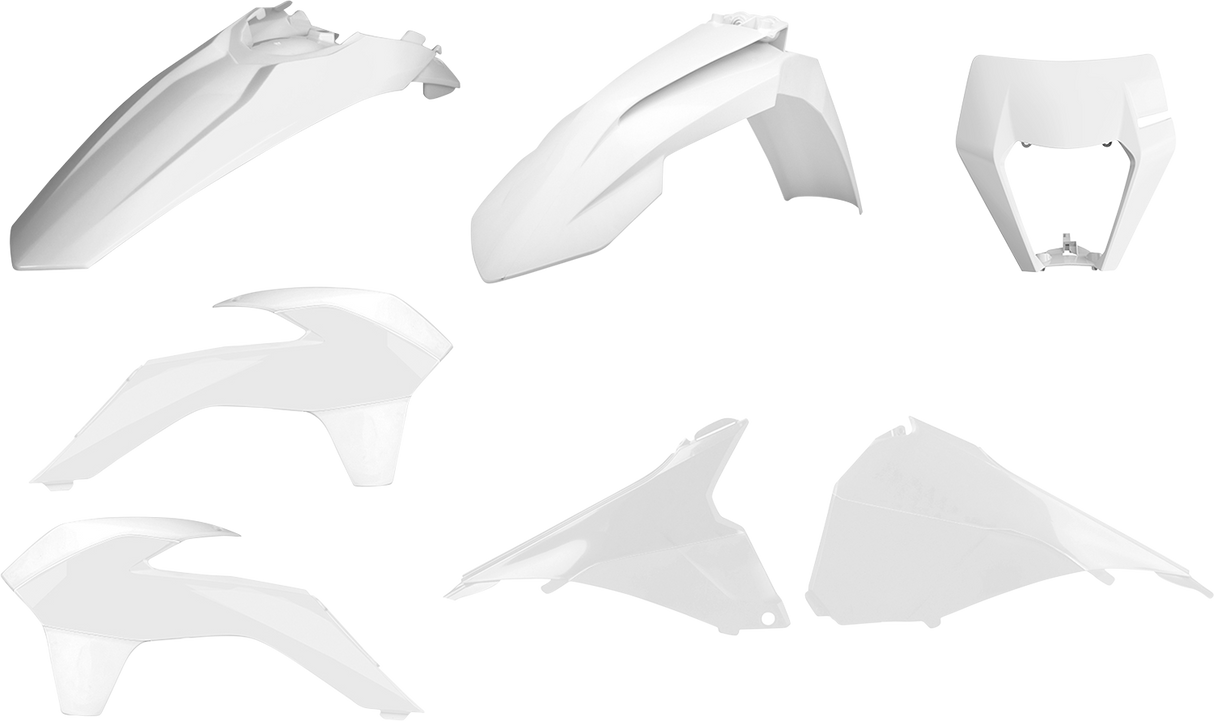 POLISPORT Body Kit - Restyled - White - EXC/EXC-F 2014-2016 90879