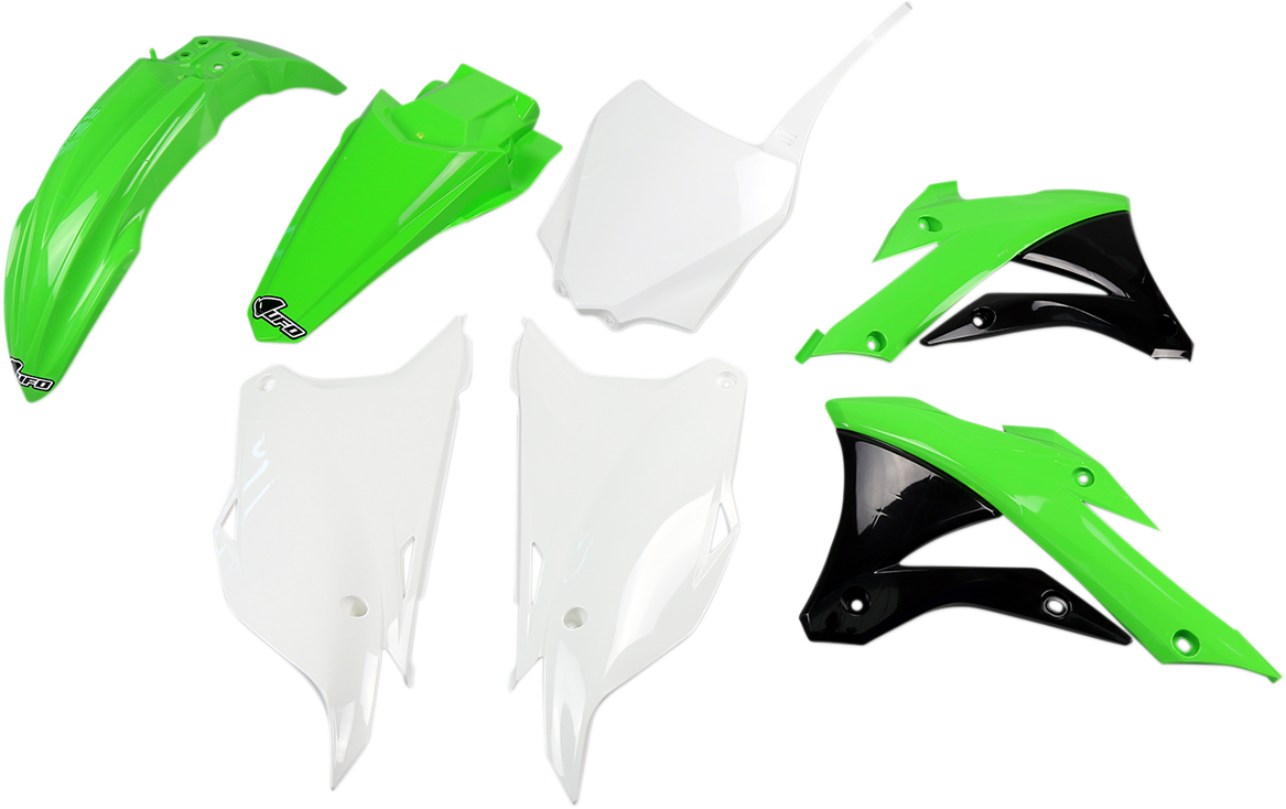 Kit de carrocería de repuesto UFO - OEM Verde/Blanco/Negro KAKIT222-999A