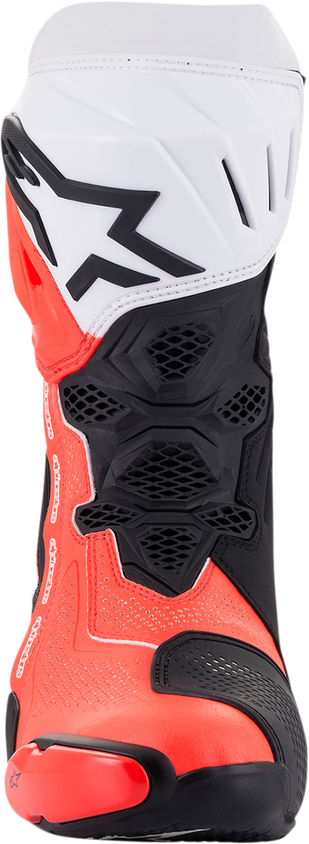 Botas ALPINESTARS Supertech V - Negro/Rojo fluo/Blanco - US 8 / EU 42 2220121-124-42