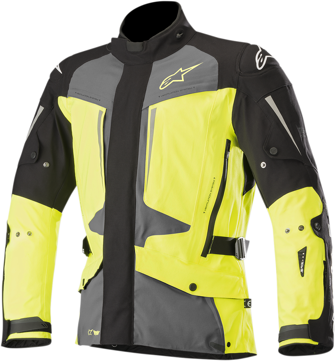Chaqueta ALPINESTARS Yaguara Drystar - Negro/Gris/Amarillo - XL 3203218-1015-XL