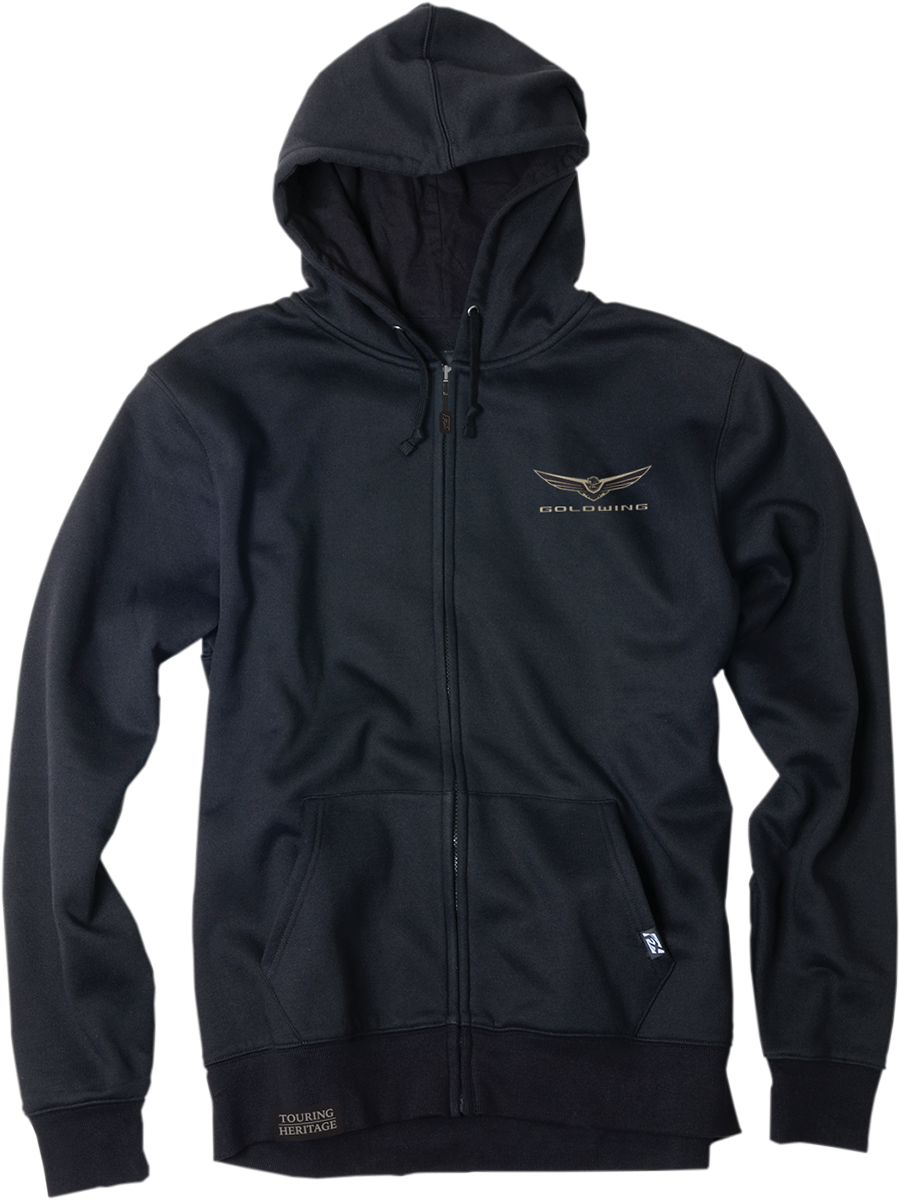 FACTORY EFFEX Sudadera con capucha y cremallera Goldwing Icon - Negro - XL 25-88806