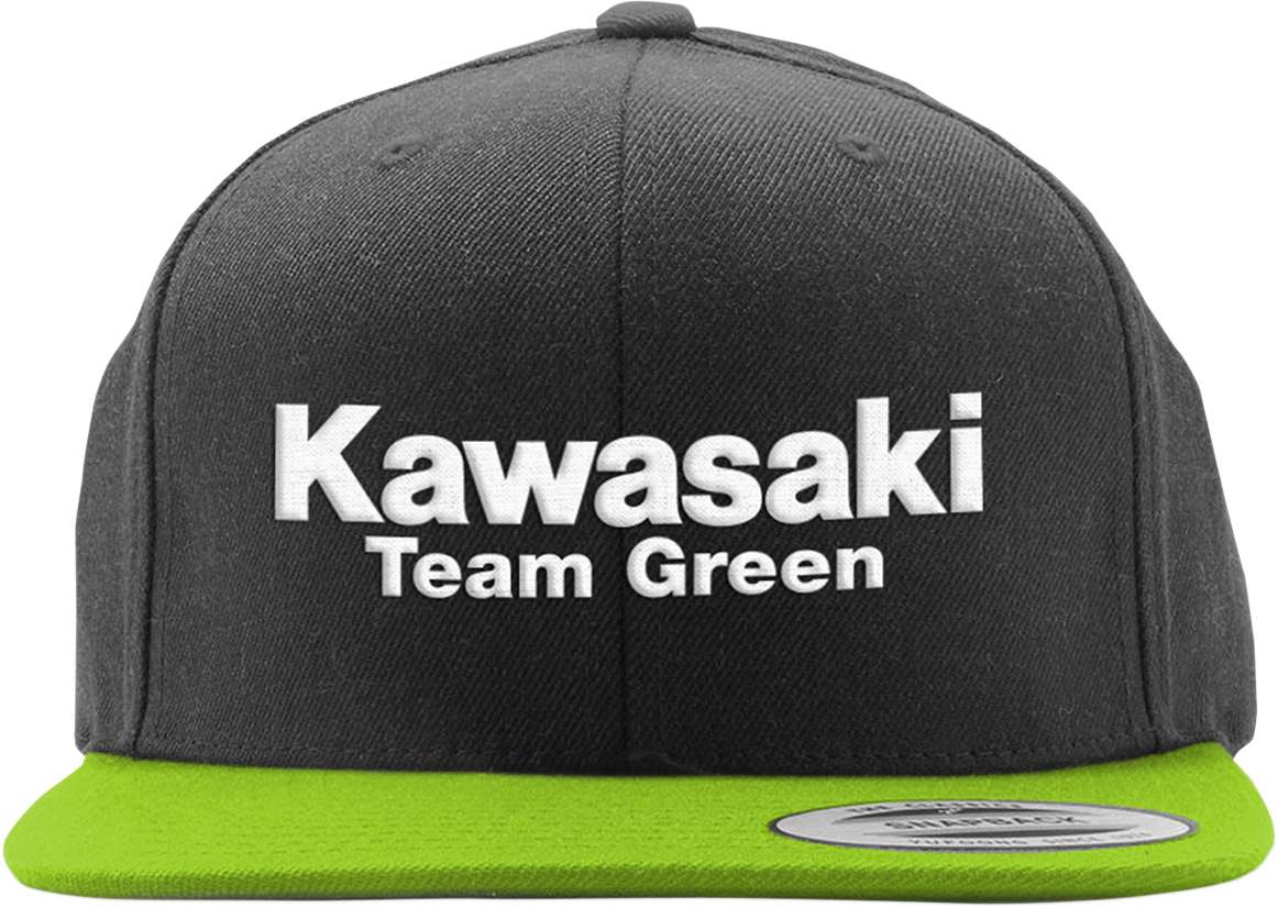FACTORY EFFEX Gorra Kawasaki Team Green 2 - Negro/Verde 22-86104