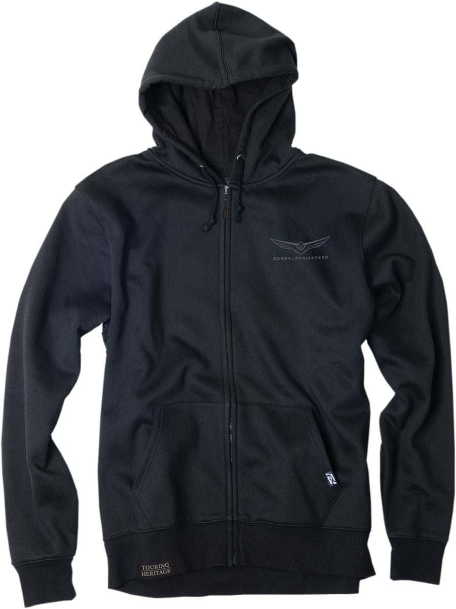 FACTORY EFFEX Sudadera con capucha y cremallera Goldwing Burst - Negro - Mediano 25-88812