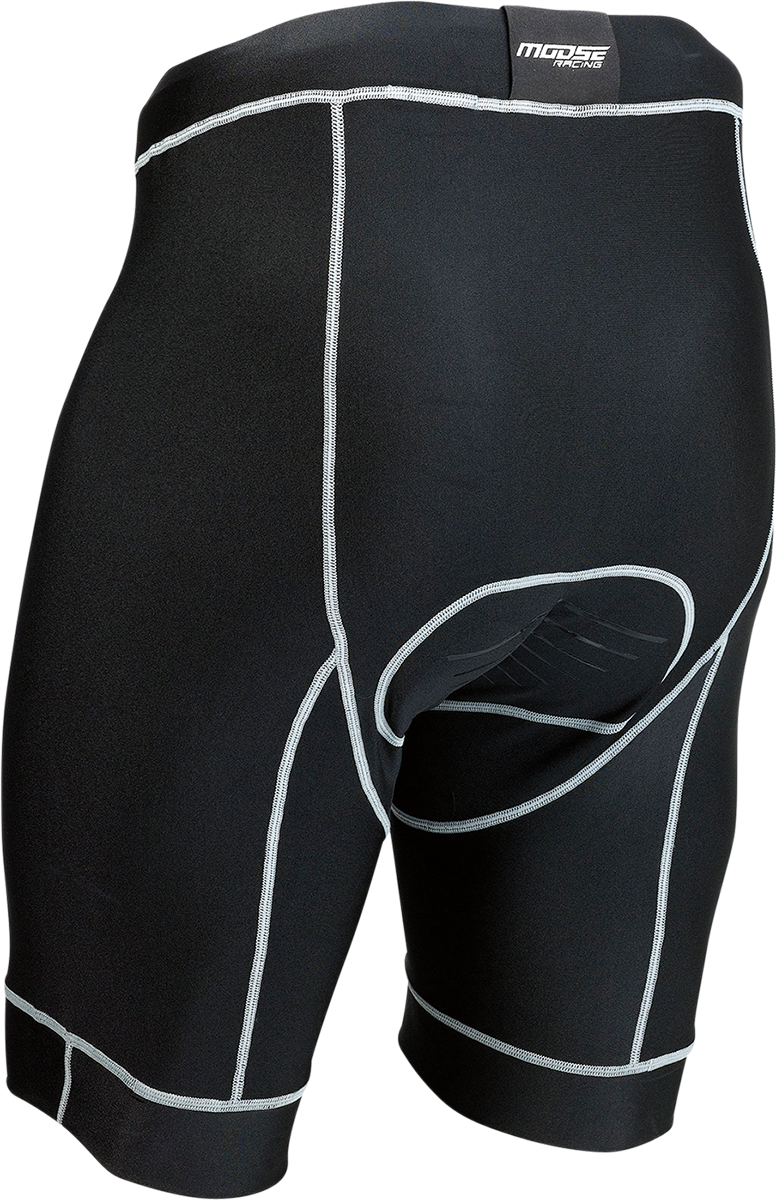 Pantalones cortos de compresión MOOSE RACING MTB - Negro - Grande 5001-0129