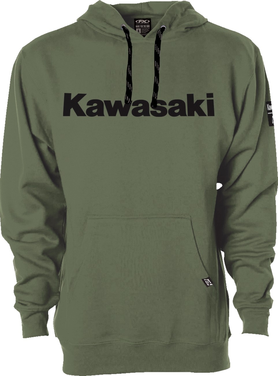 FACTORY EFFEX Kawasaki Squad Sudadera con capucha - Verde militar - Mediana 26-88102