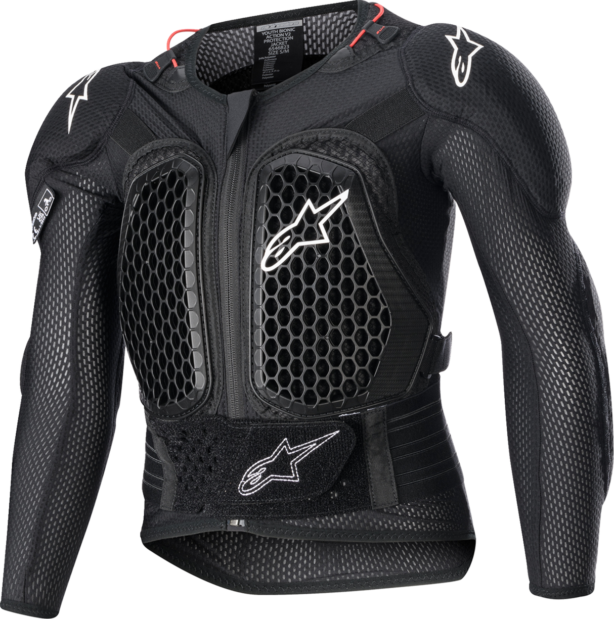 ALPINESTARS Youth Bionic Action V2 Protection Jacket - Black - S/M 6546823-10-SM
