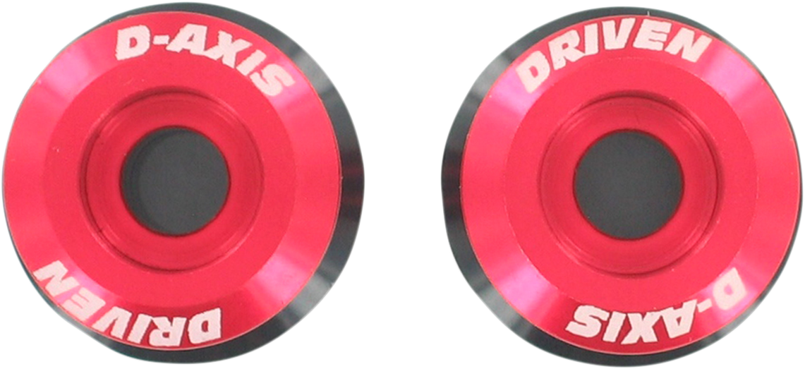 Carretes de eje D DRIVEN RACING - Rojo - 8 mm DXS-8.2 RD