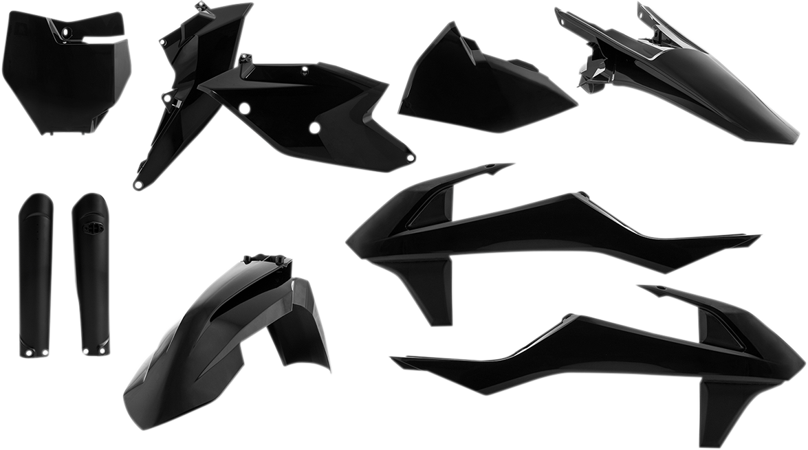 Kit de carrocería de repuesto completo ACERBIS - Negro 2421060001