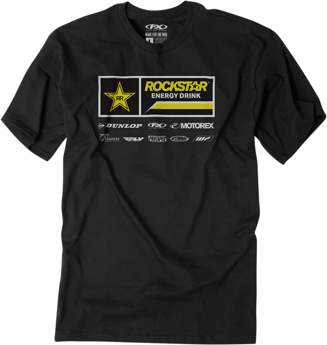 Camiseta FACTORY EFFEX Rockstar 21 Racewear - Negro - Mediano 24-87622
