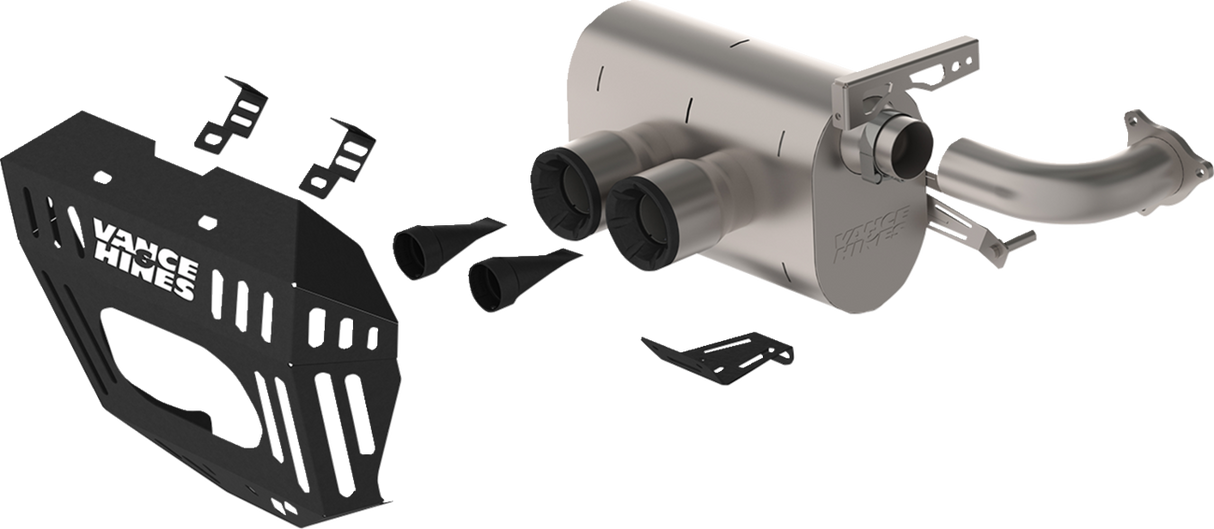 V&H UTV Mojave Eliminator Series Exhaust System Polaris RZR Turbo R/Pro XP 2020-2022 11015