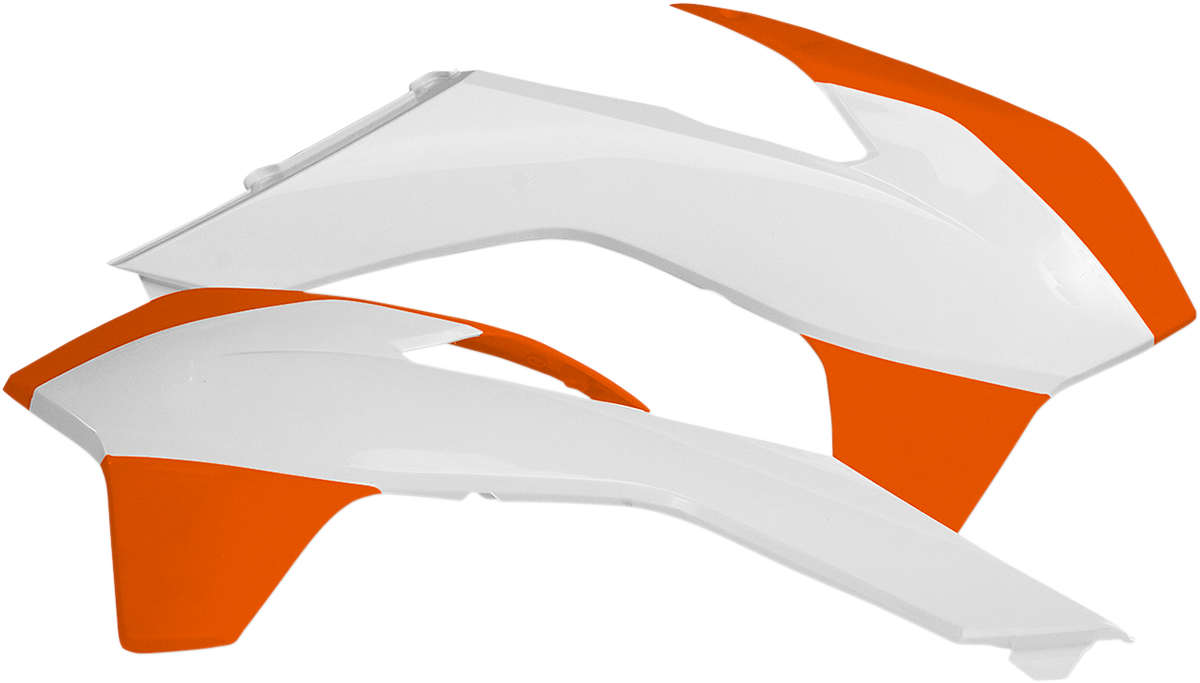 Protectores de radiador ACERBIS - Blanco/Naranja 2314251088
