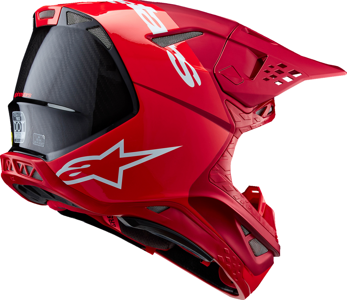 Casco ALPINESTARS Supertech M10 - Flood - MIPS - Rojo fluo/Rojo - Mediano 8301023-3003-M
