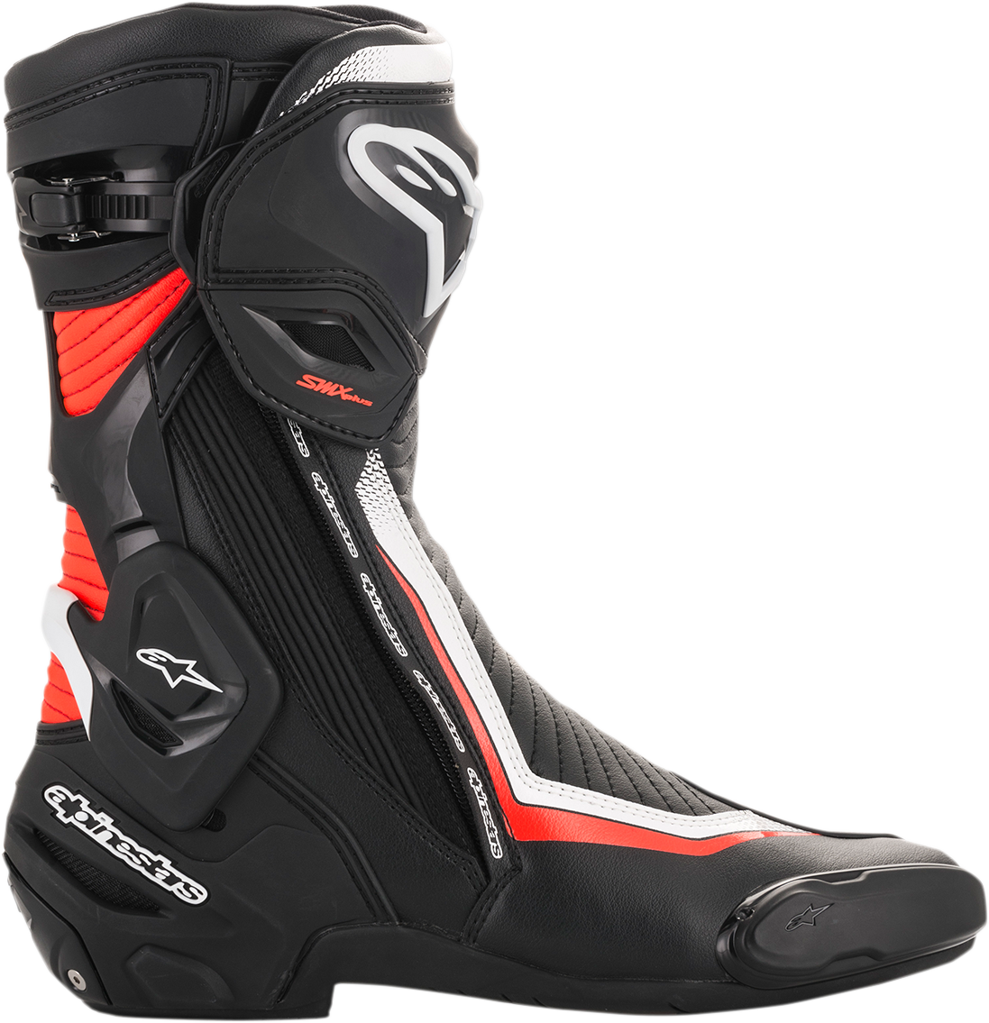 Botas ALPINESTARS SMX+ - Negro/Blanco/Rojo Fluorescente - US 5 / EU 38 2221019-1231-38