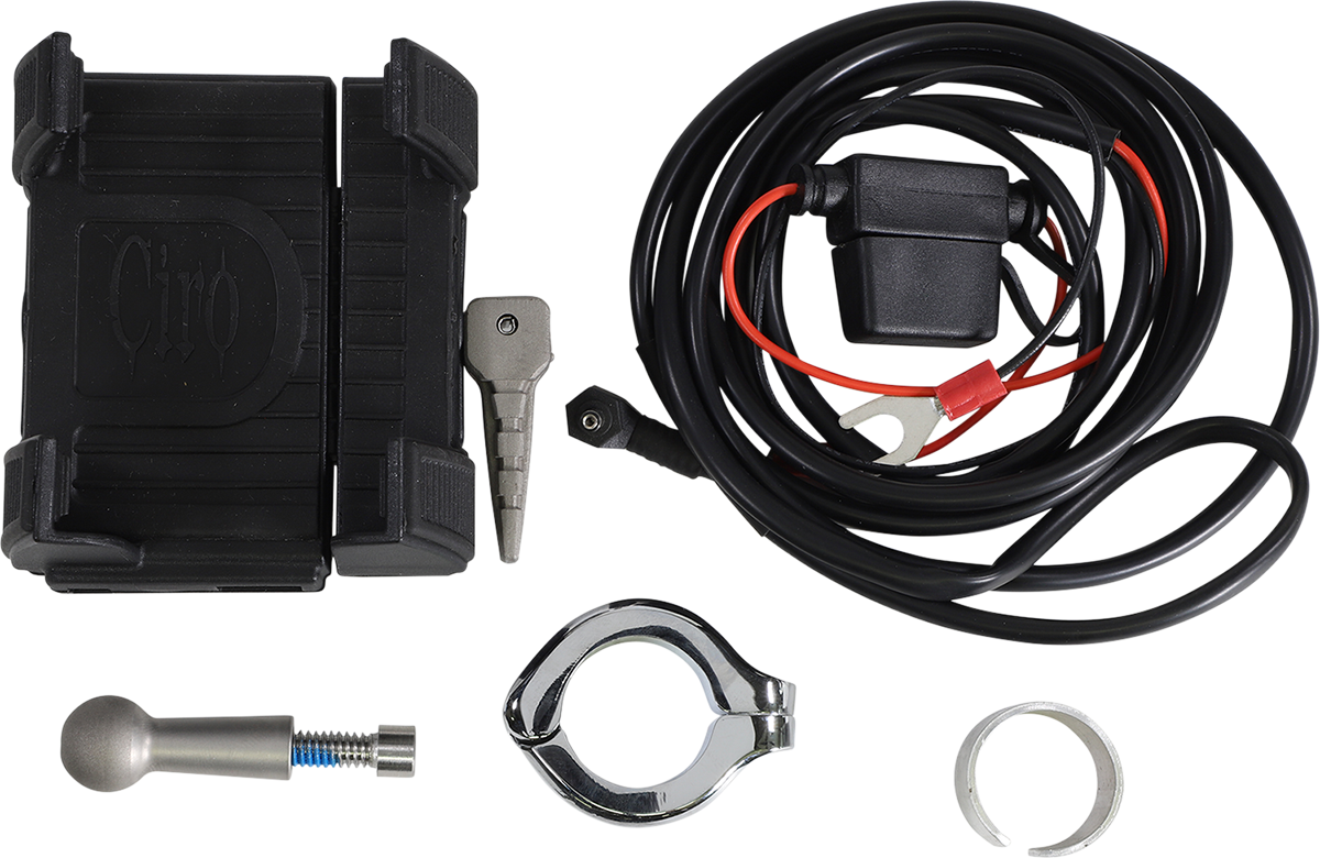 Soporte CIRO Premium con cargador - Montaje cromado 50212