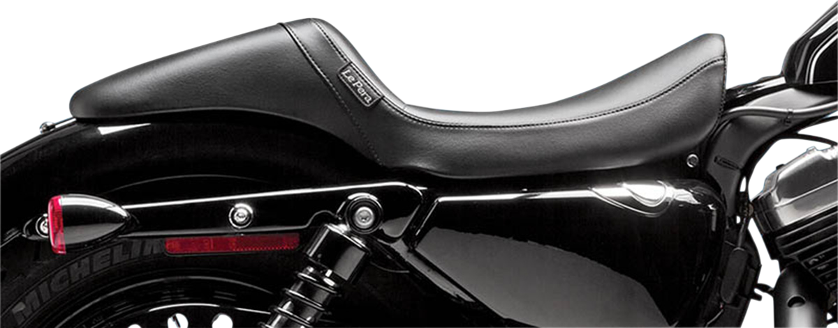 LE PERA Daytona Sport Daddy Long Legs Seat - Smooth - Black Roadster /883 Custom EFI LC-542DLS