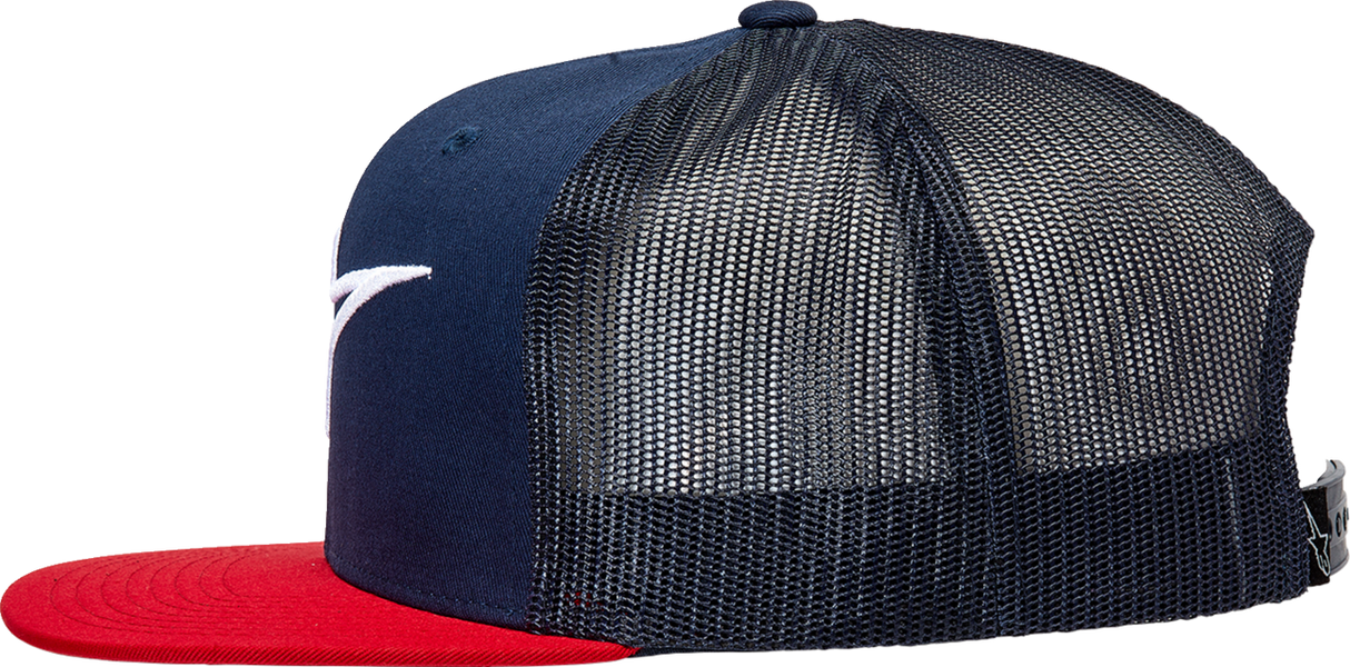 Gorra Trucker ALPINESTARS Corp - Azul marino/Rojo - Talla única 1025810037030OS