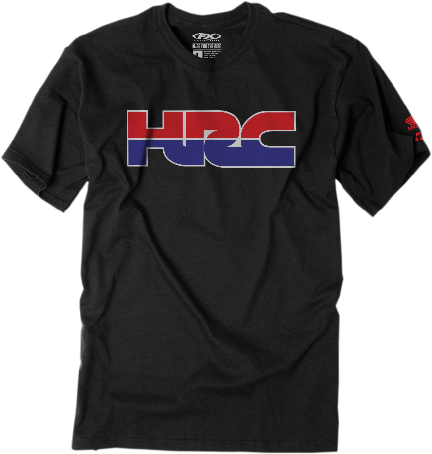 Camiseta FACTORY EFFEX Honda HRC - Negra - XL FOTO INCORRECTA 21 HEL Y APLICACIÓN 22-87326